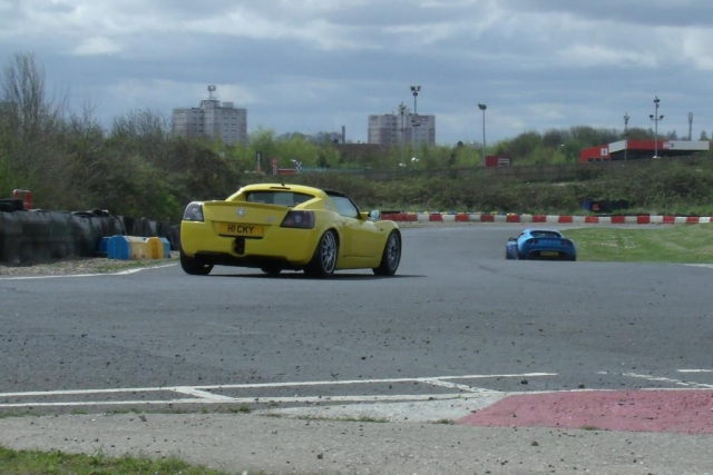 Racing on the track